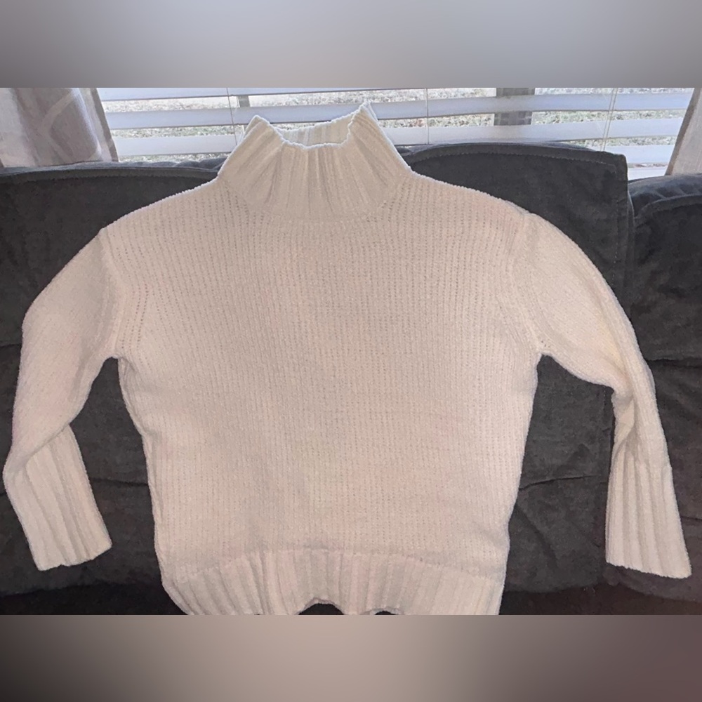 Philosophy Cream Turtleneck Sweater